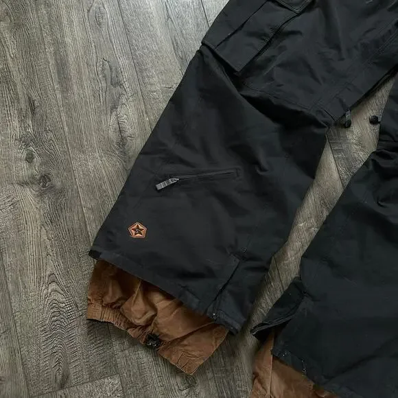 Vintage Y2K Sessions Star Snowboard Goretex Baggy Cargo Snowboard Ski Snow Pant